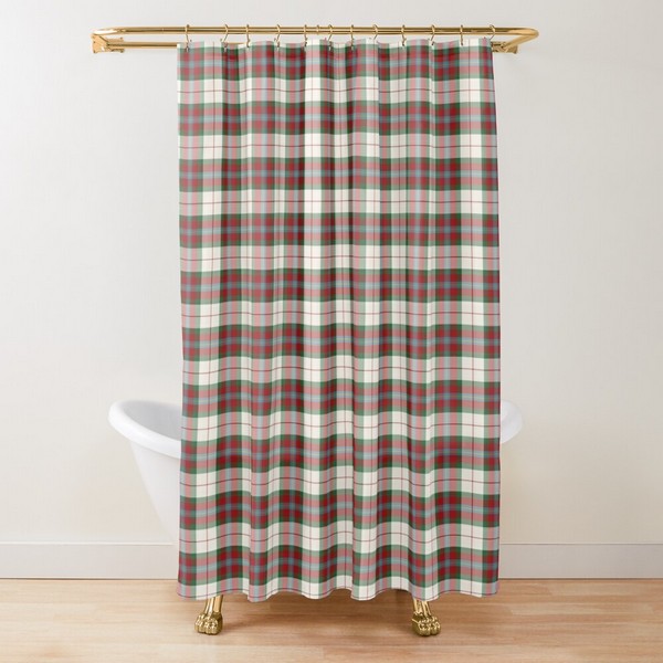 MacLean Dress tartan shower curtain