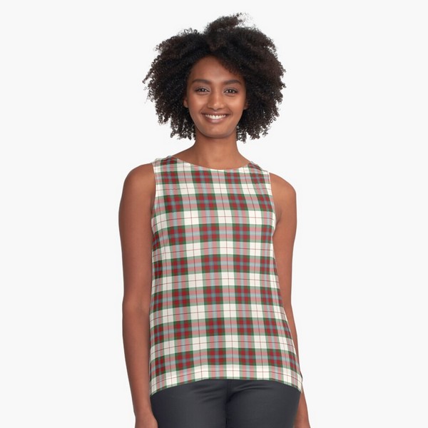 MacLean Dress tartan sleeveless top