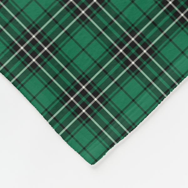 MacLean Hunting tartan fleece blanket