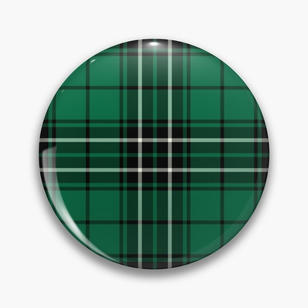 MacLean Hunting tartan pinback button