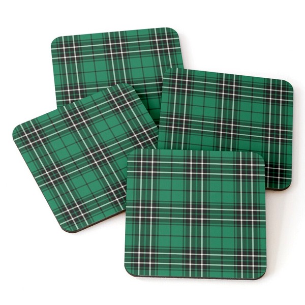 MacLean Hunting tartan beverage coasters