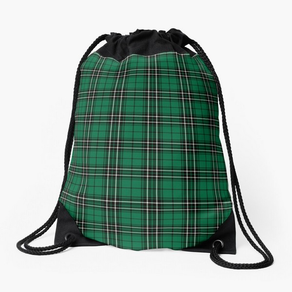 Clan MacLean Hunting Tartan Cinch Bag