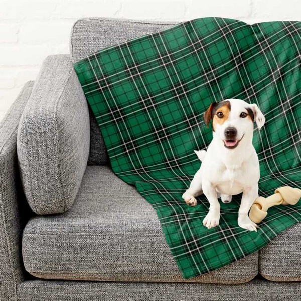 MacLean Hunting tartan pet blanket