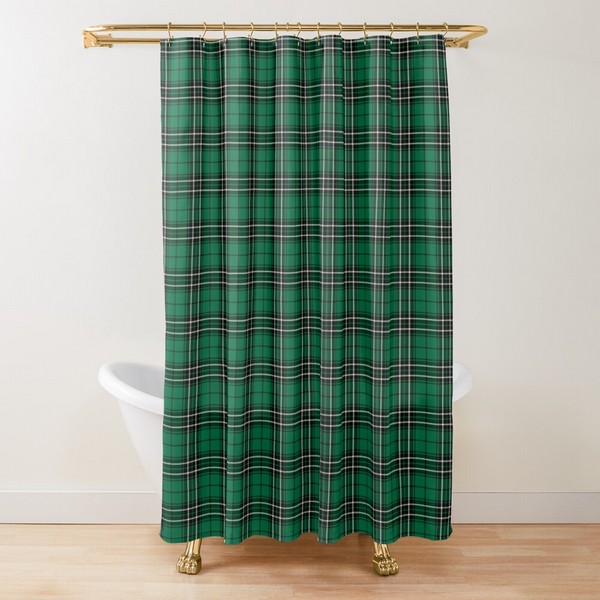 MacLean Hunting tartan shower curtain
