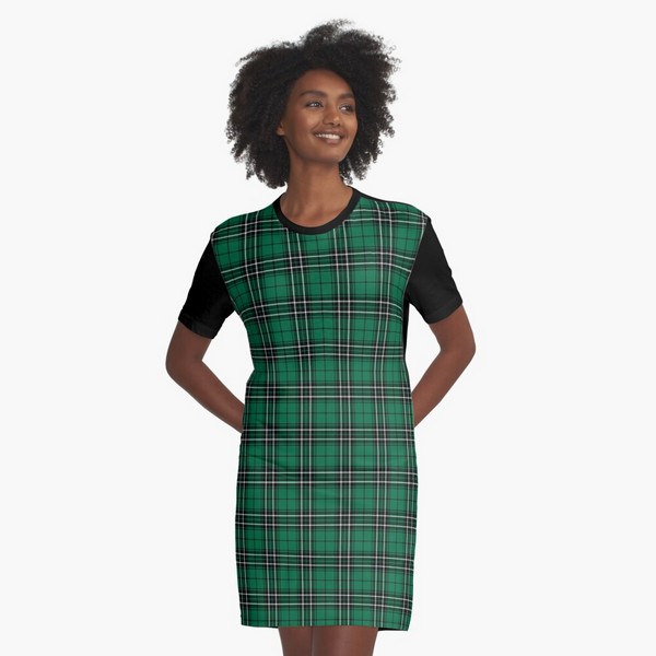 MacLean Hunting tartan tee shirt dress