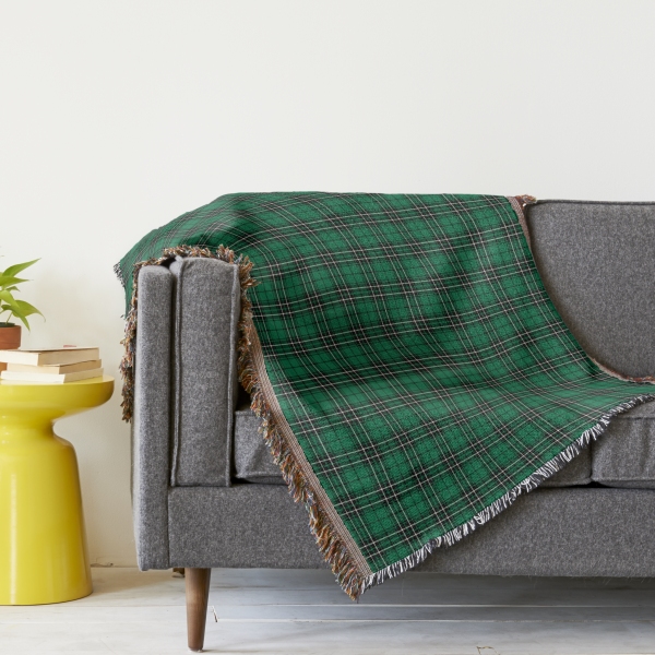 MacLean Hunting tartan throw blanket