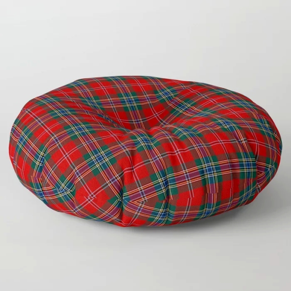 MacLean tartan floor pillow