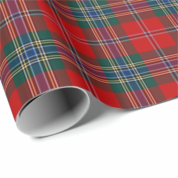 MacLean tartan wrapping paper