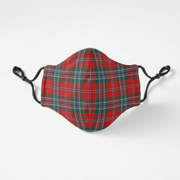 MacLean tartan fitted face mask