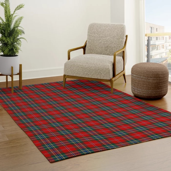 MacLean tartan area rug