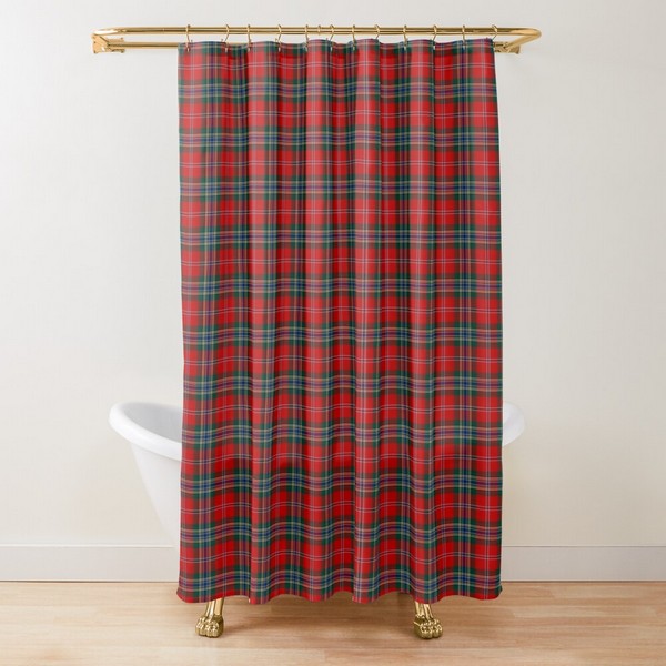 MacLean tartan shower curtain