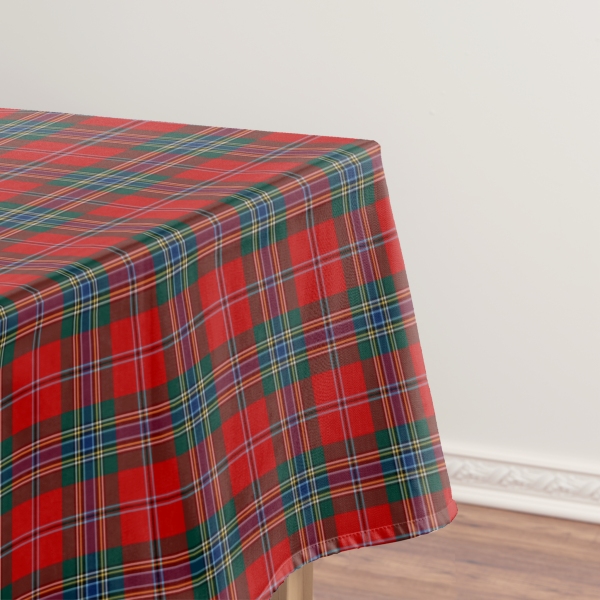 MacLean tartan tablecloth