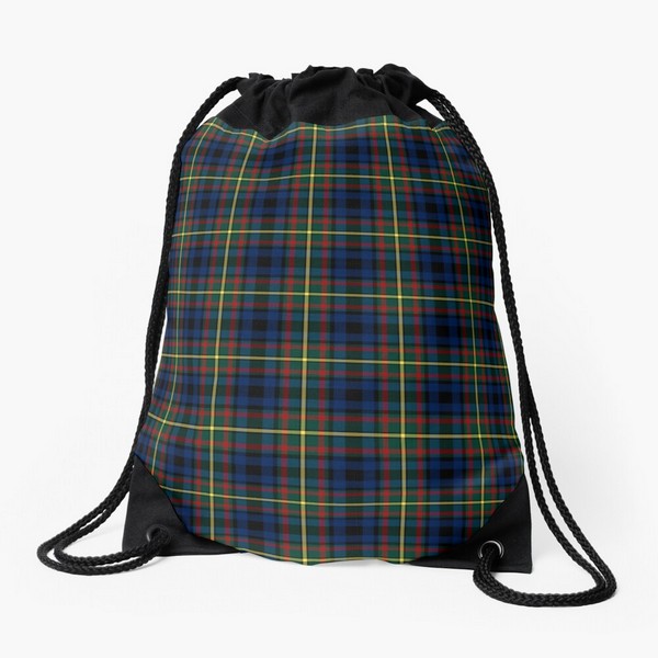 MacLeish tartan drawstring bag