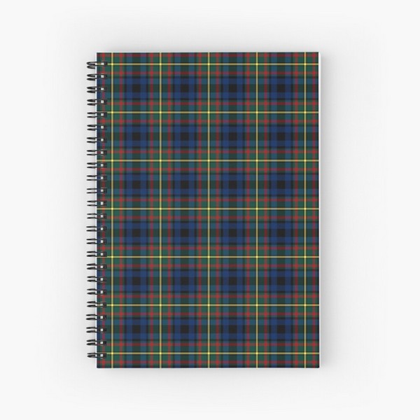 MacLeish tartan spiral notebook
