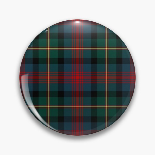 MacLennan tartan pinback button