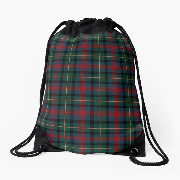 MacLennan tartan drawstring bag