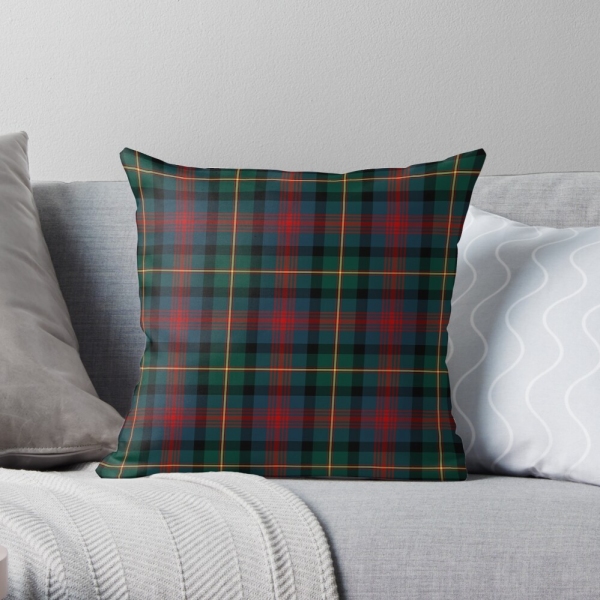 MacLennan tartan throw pillow