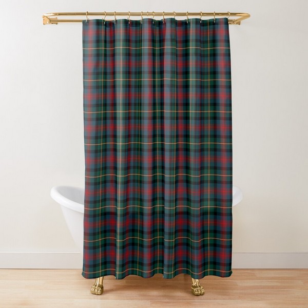 MacLennan tartan shower curtain