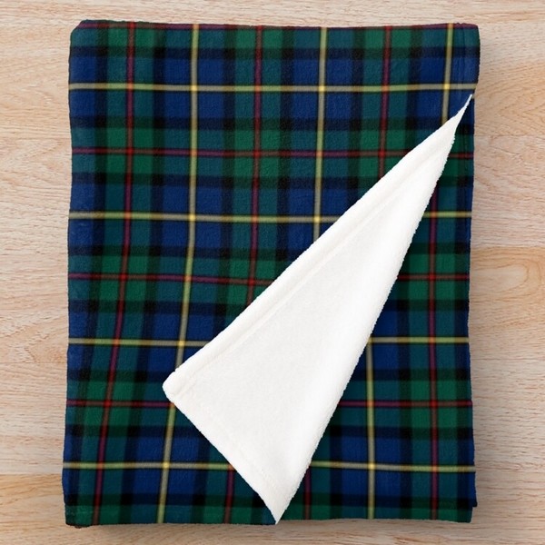 MacLeod of Skye tartan fleece throw blanket