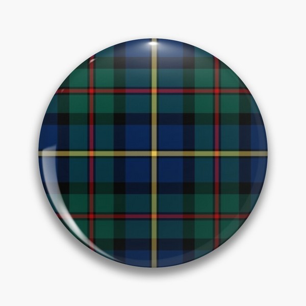 MacLeod of Skye tartan pinback button