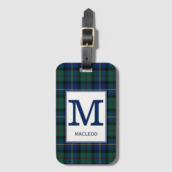 Clan MacLeod of Skye Tartan Bag Tag