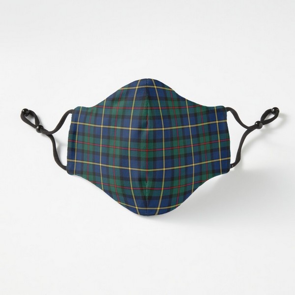 MacLeod of Skye tartan fitted face mask