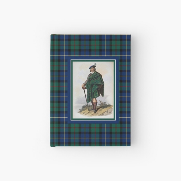 MacLeod of Skye vintage portrait with tartan hardcover journal