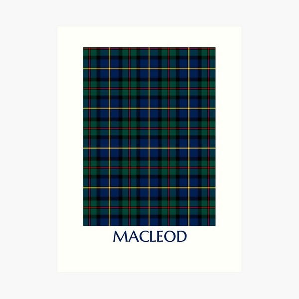 MacLeod of Skye tartan art print