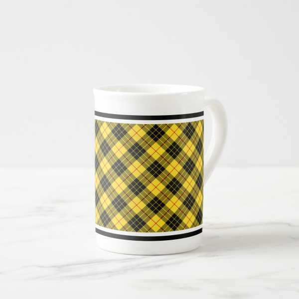 MacLeod tartan bone china mug