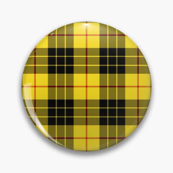 MacLeod tartan pinback button