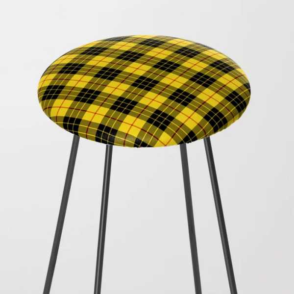 MacLeod tartan counter stool