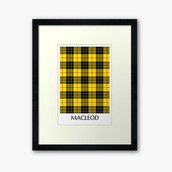 MacLeod tartan framed print