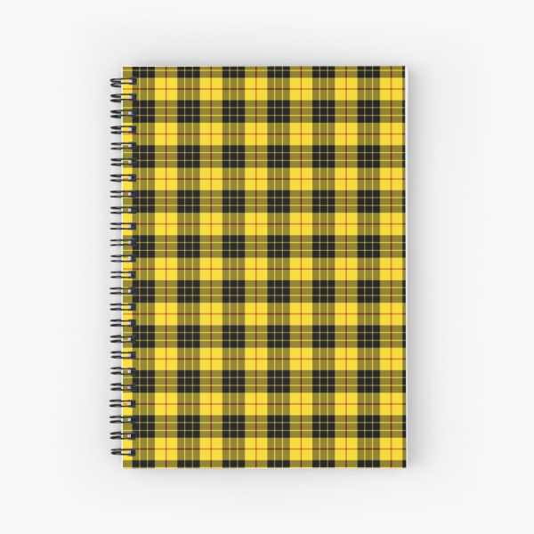 MacLeod tartan spiral notebook