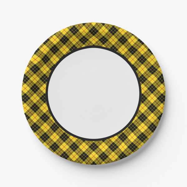 Clan MacLeod Tartan Paper Plates