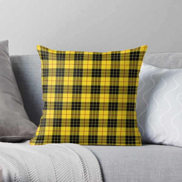 MacLeod tartan throw pillow