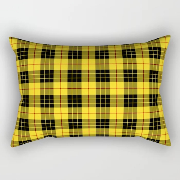 MacLeod tartan rectangular throw pillow