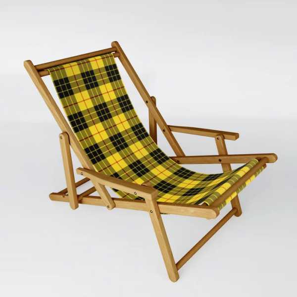 MacLeod tartan sling chair