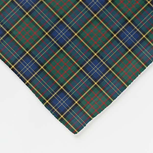 MacMillan tartan fleece blanket