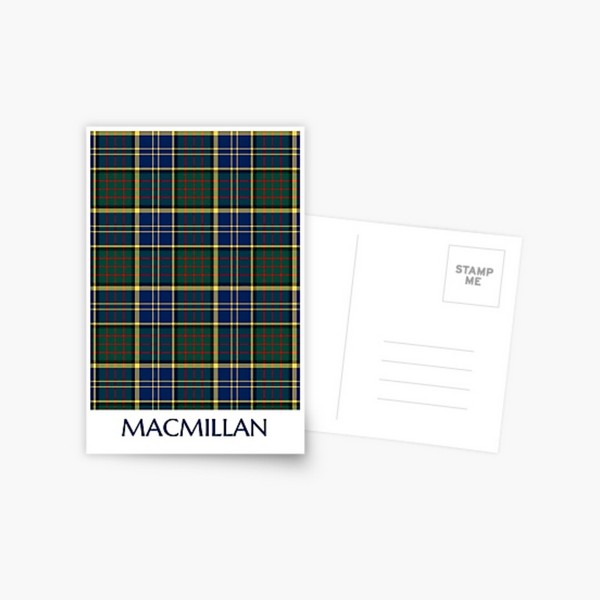 MacMillan tartan postcard