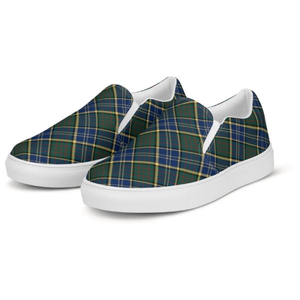 MacMillan Hunting tartan men's slip-on shoes