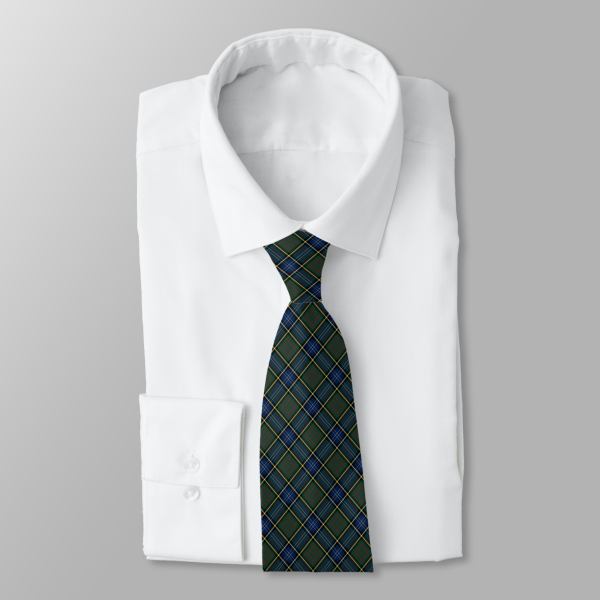 MacMillan tartan necktie