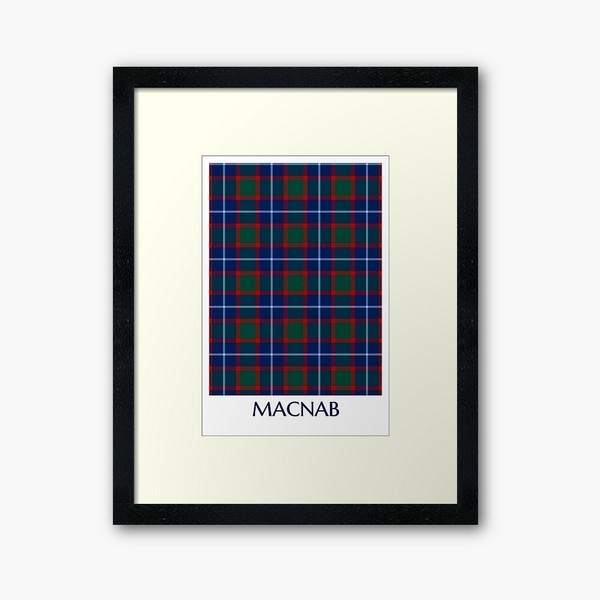 MacNab tartan framed print