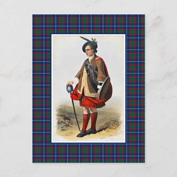 MacNab tartan postcard