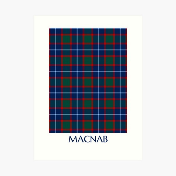 MacNab tartan art print