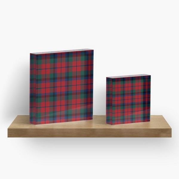 MacNaughton tartan acrylic block