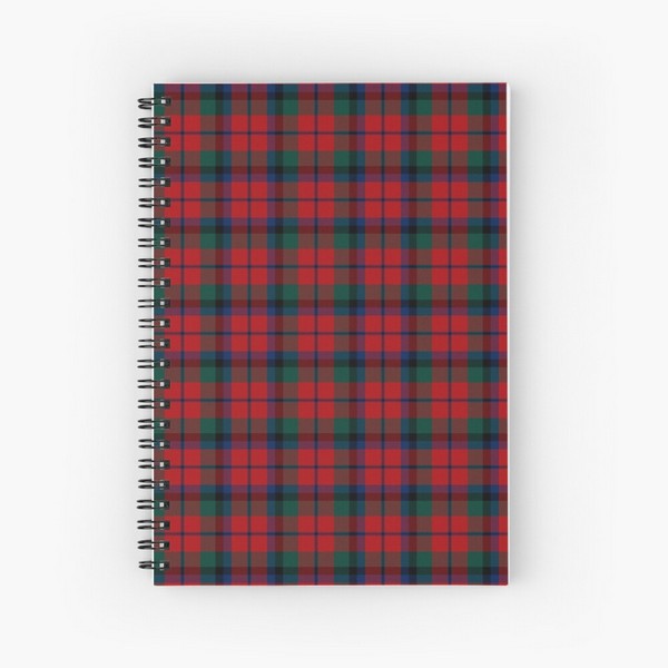 MacNaughton tartan spiral notebook