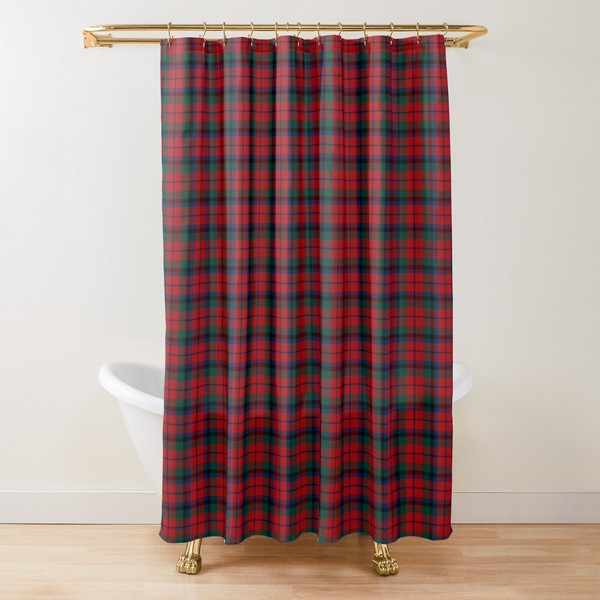 MacNaughton tartan shower curtain