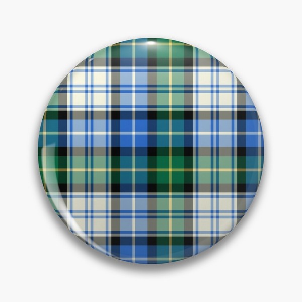 MacNeil Dress tartan pinback button