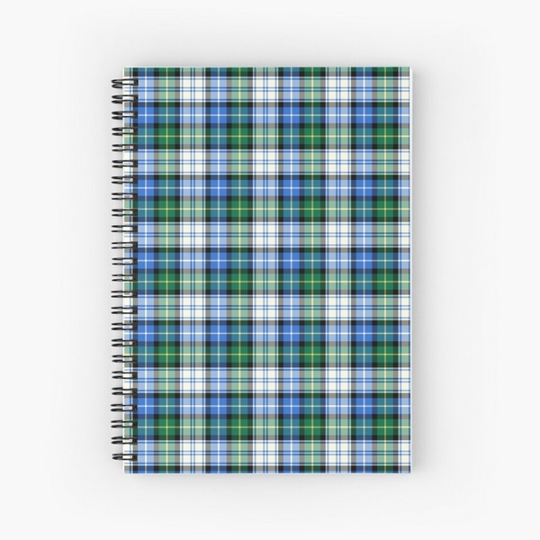 MacNeil Dress tartan spiral notebook