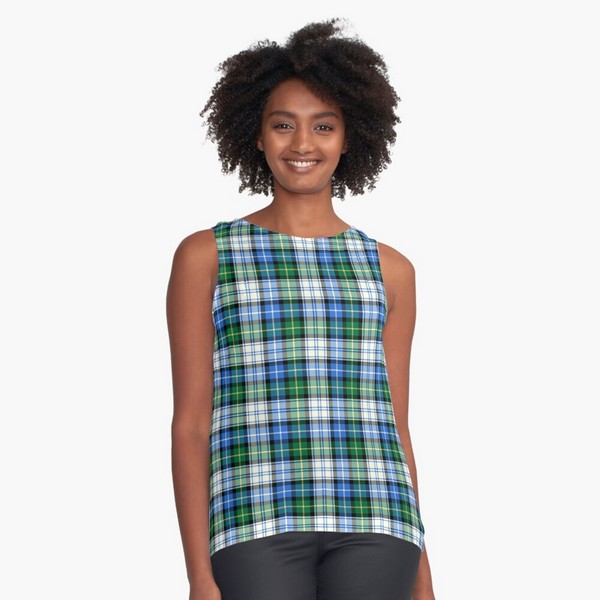 MacNeil Dress tartan sleeveless top